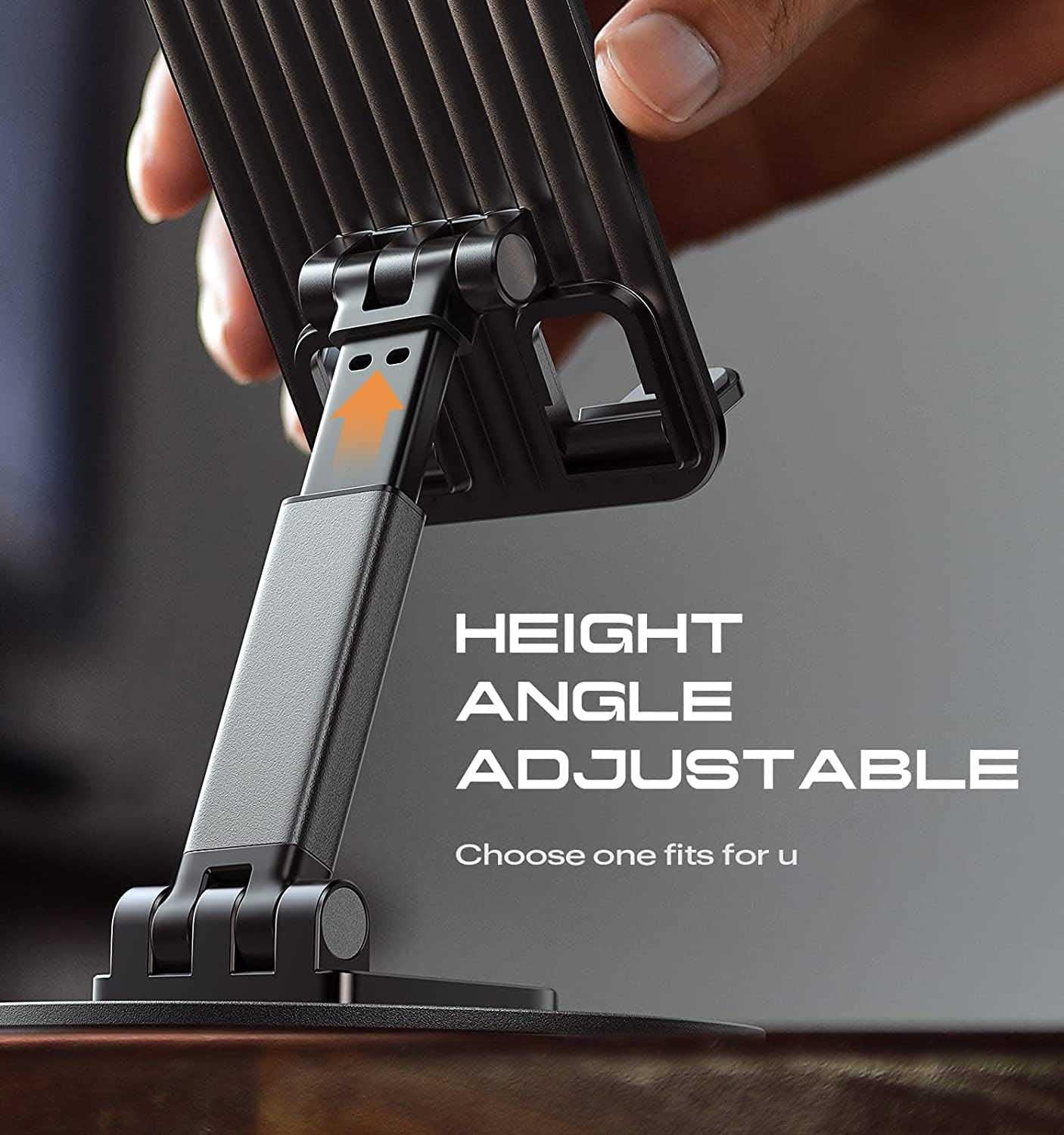 Premium Mobile Phone Stand 360 Rotation Height and Angle By Premax